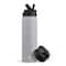 JoyJolt® 22oz. Triple Insulated Water Bottle with Flip Lid & Sport Straw Lid